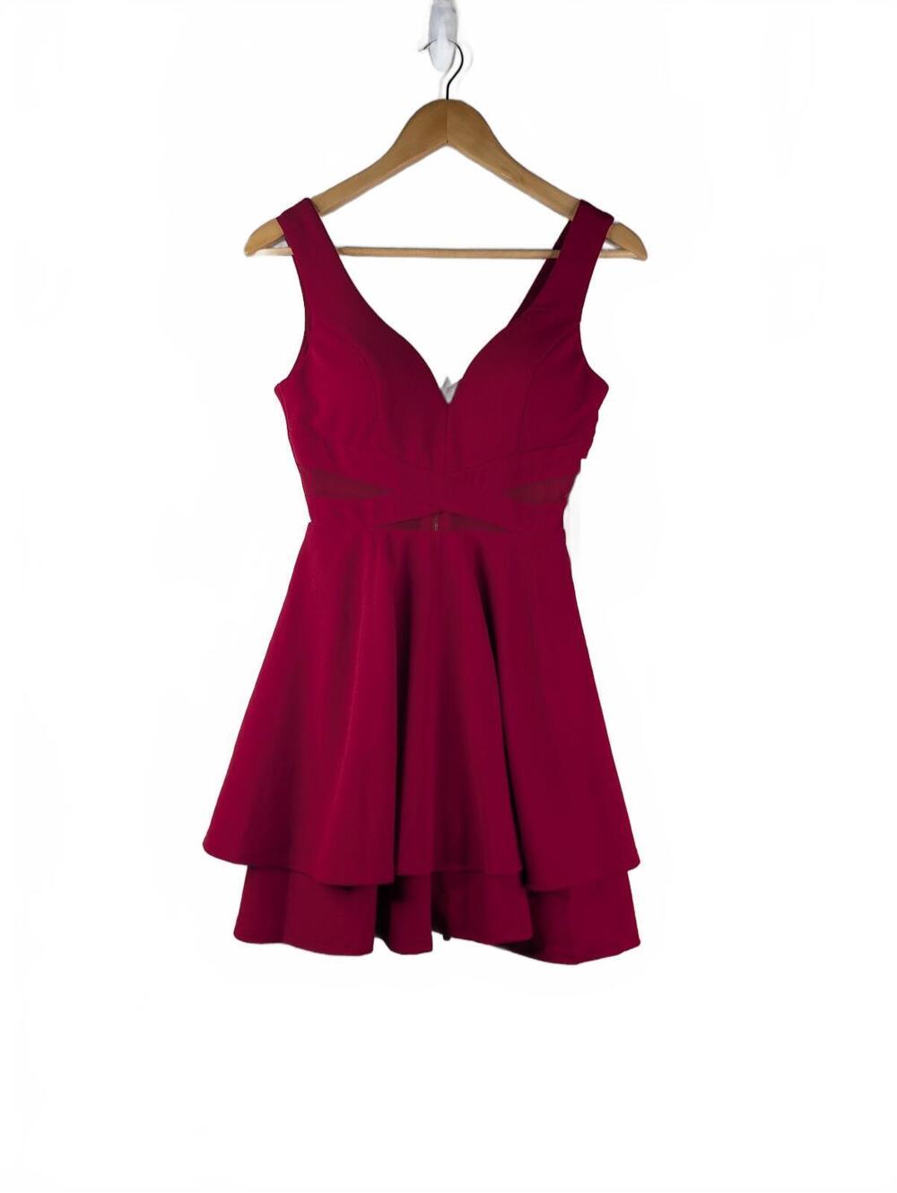 NWT Y2K Emerald Sundae Red Mini‎ Dress Size XS